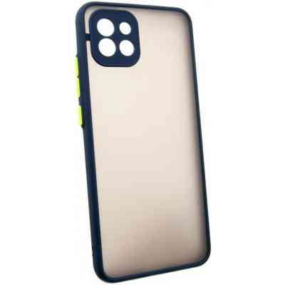 Чехол для мобильного телефона Dengos Matte Samsung Galaxy A03 (blue) (DG-TPU-MATT-94) Винница