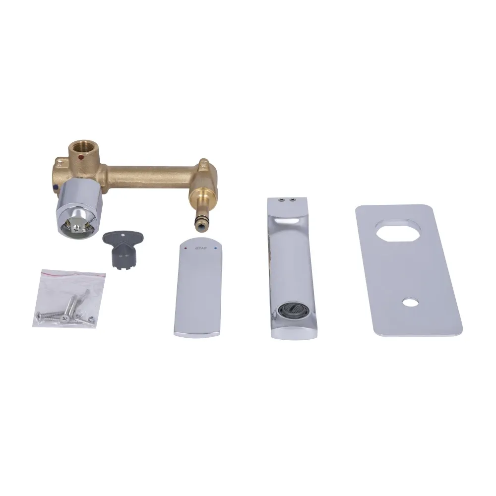 Змішувач для раковини настінний Qtap Slavonice прихованого монтажу QTSLA273CRM45919 Chrome Київ - фото 7