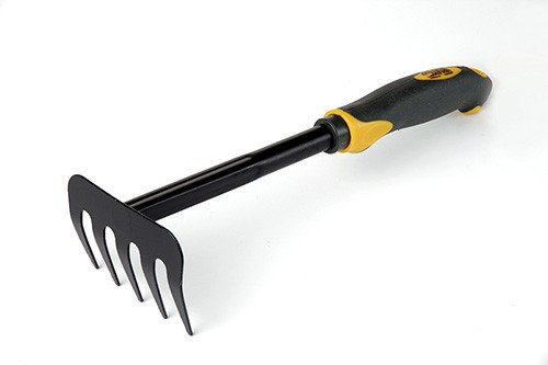 Граблі 5-ти зубі з обгумованою рукояткою СИЛА Київ - фото 1