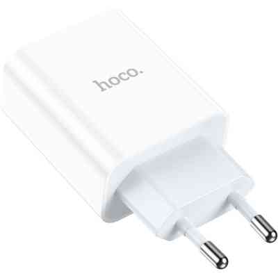 Зарядное устройство HOCO C97A 1xUSB-C PD20W + 1xUSB QC3.0 White (6931474766076) Винница