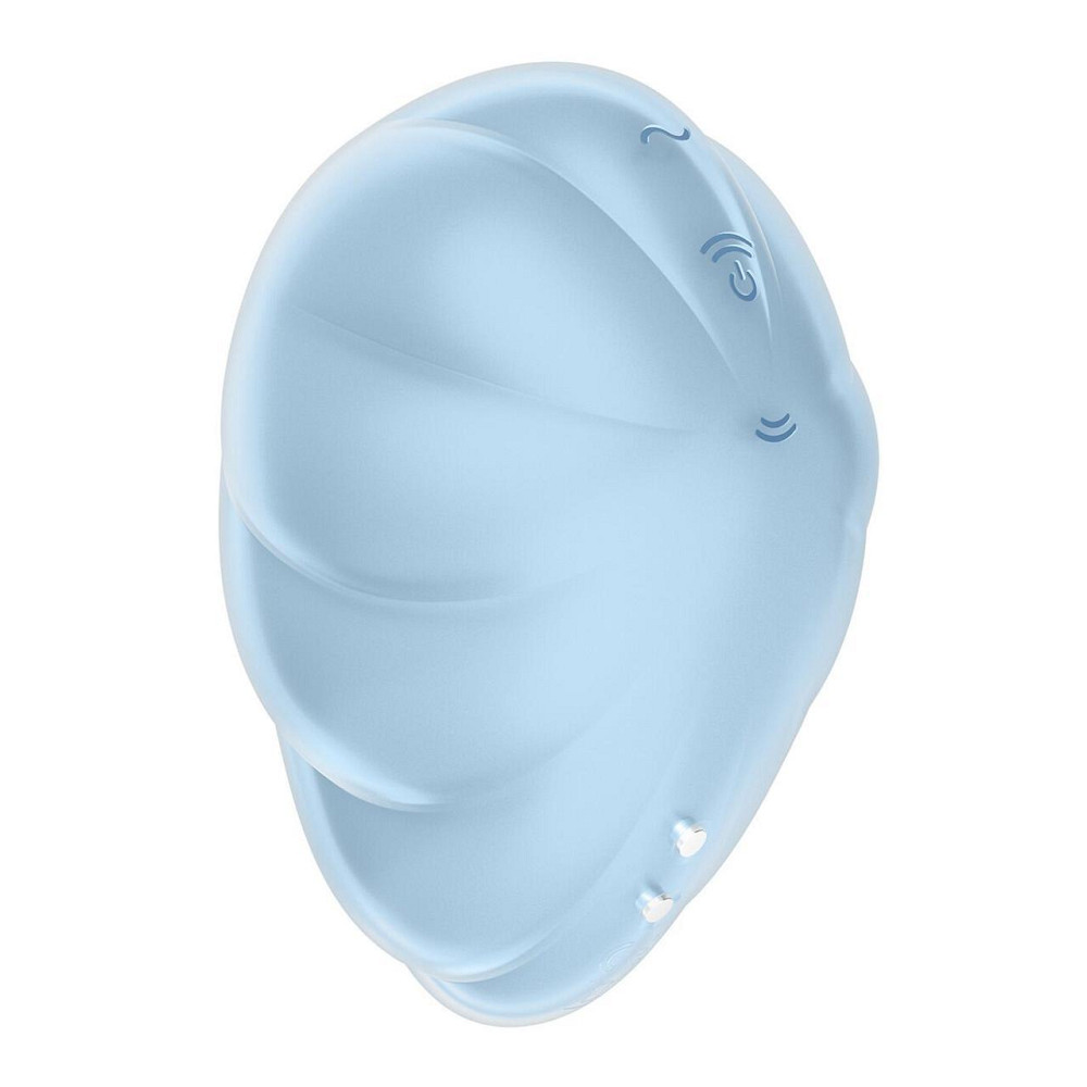 Вакуумний стимулятор з вібрацією Satisfyer Cloud Dancer Blue Sex Aura Київ - фото 4