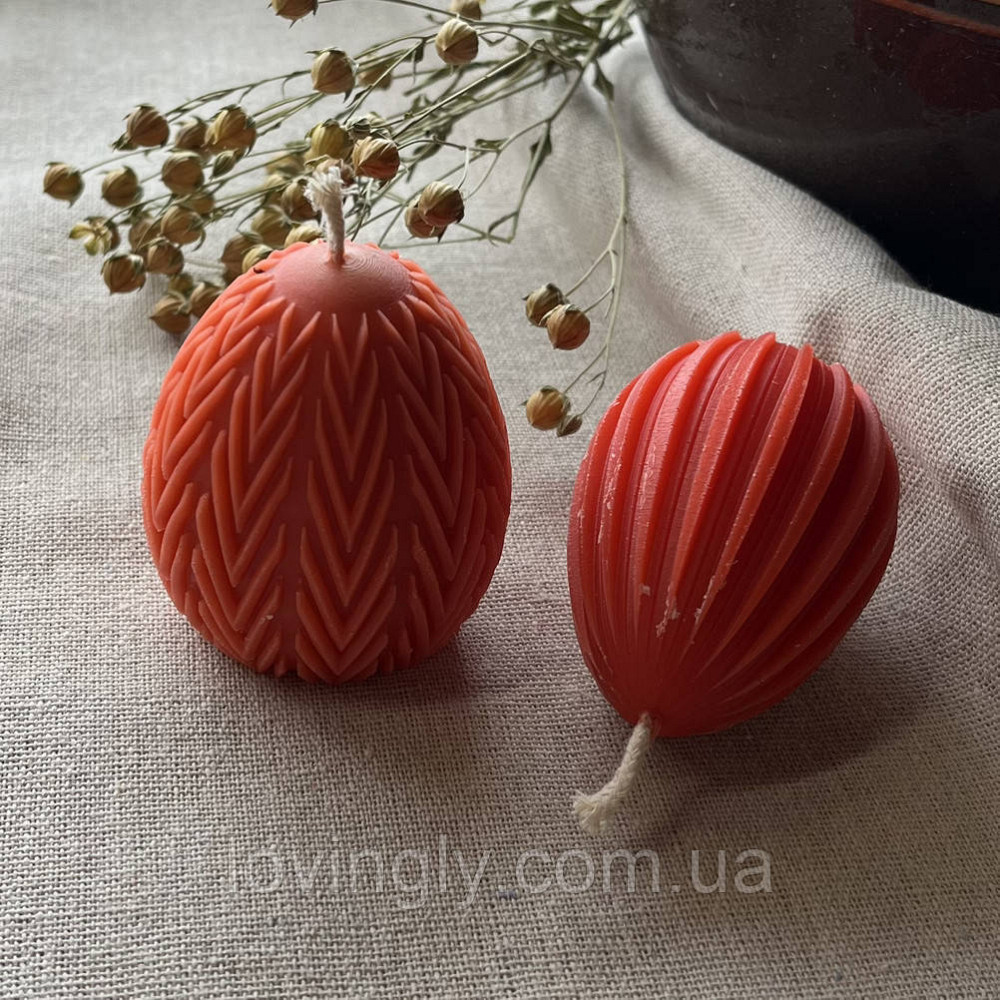 Подарунок до Великодня - святковий набір зі свічками у формі яєць та великоднім декором Ірпінь - фото 5