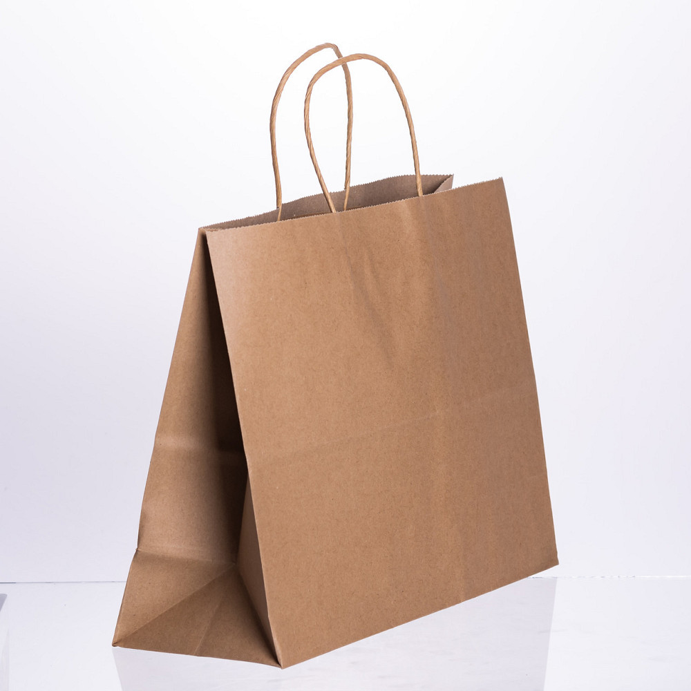 Набір подарункових крафтових пакетів з паперу 12 (шт.) гарні пакети для подарунків 31×12×25 (см) HP-10359-1 Київ - фото 1