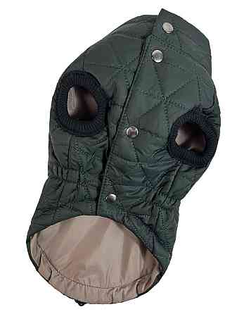 Жилет стьобаний для собак плащівка демісезон жилетка стьобання весна/осінь bomba Смарагд унісекс 9 Одеса
