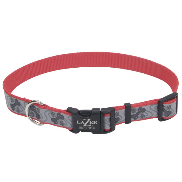 Coastal Lazer Brite Reflective Collar КОСТАЛ ЛАЗЕР БРАЙТ светоотражающий ошейник для собак, 1.6х30-46см Киев - изображение 1