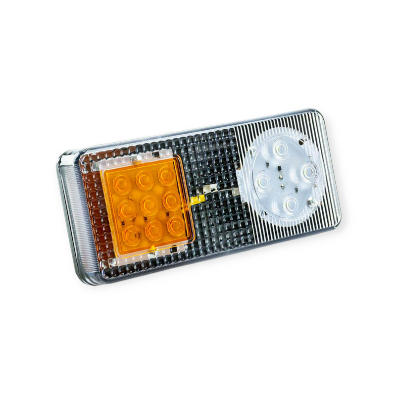 Фонарь передний пластик (новый образец) большой ПФ-402 (180х80х60) LED DK тракторный Мукачево - изображение 1