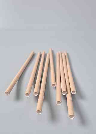 Соломка паперова трубочка 25шт крафт (1 шт) Харків