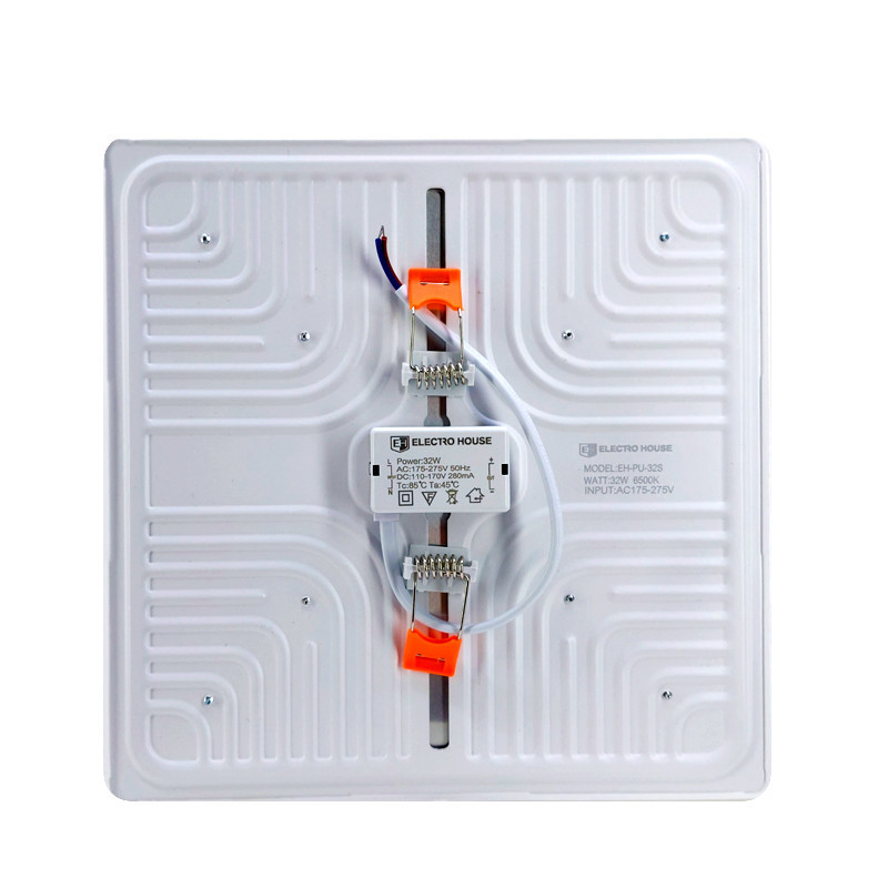 LED панель універсальна квадратна 220 мм 32Вт, нейтральний білий 4000К, 3200 Лм Дніпро - фото 3