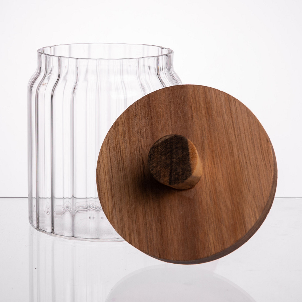 Медовниця скляна з кришкою і ложкою 500 (мл) 64486-5 Коломыя - изображение 4