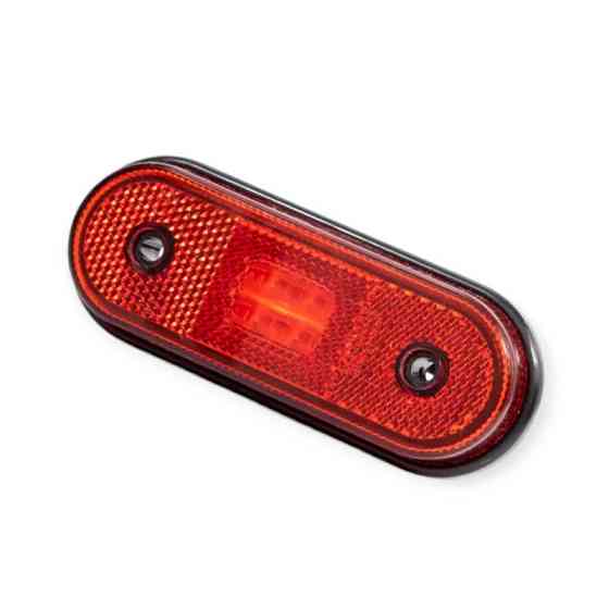 Ліхтар овальний червоний 120х46мм FT-020 C LED (12-24V) маркерний Мукачево