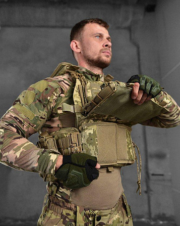 Плитоноска пиксель с подсумками в подарок каримат Киев - изображение 13