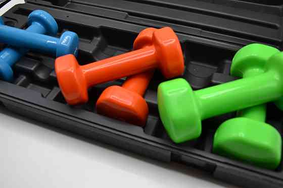 Набір гантелей в кейсі 6 кг. PowerPlay 4103 Fitness Dumbells (2шт.*0,5кг. 2шт.*1кг. 2шт.*1,5кг.) Кам'янське