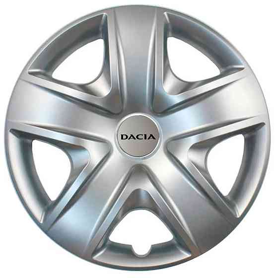 Автомобильные модельные колпаки R17 Dacia 500 4шт, SJS, серебряные Винница