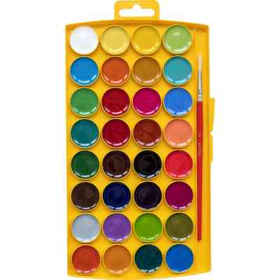 Акварельні фарби Школярик Медові 32 кольори (302023002-UA) Вінниця