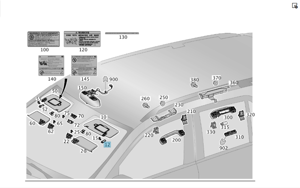 Mercedes-Benz  A0998110307 9051 Накладка кріплення лівого сонцезахисного козирка E-class W213 E-class S213 ML/GLE W166 GL/GLS X166 Одеса - фото 2