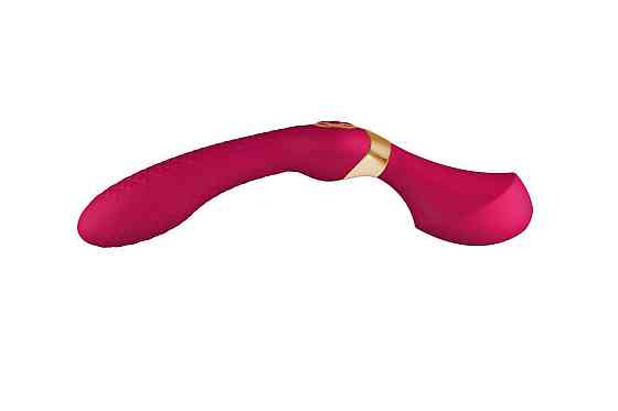 Вибромассажер Shunga Zoa Raspberry, двусторонний Sex Aura Киев