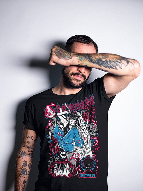 Футболка аниме Фире Форке Бенимару Схинмон оверсайз (S/M/L) Черний AnimeJ0171 Днепр - изображение 2