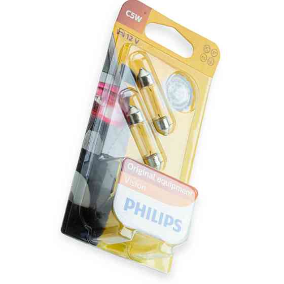 Автолампа салону 12V 5W 11*38mm SV8, 5 PHILIPS (пара) AC Мукачево