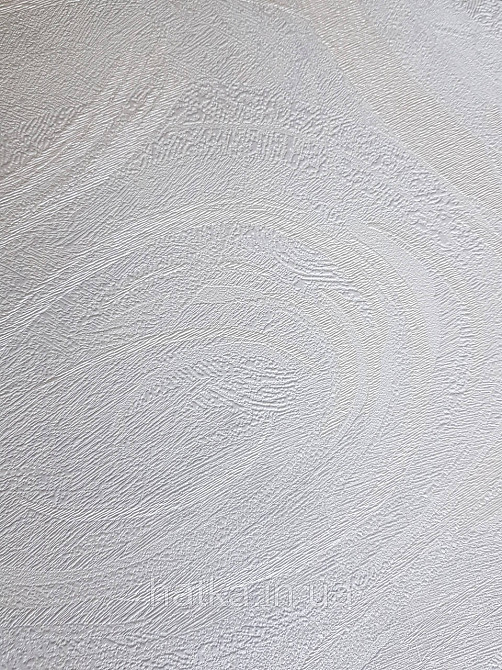 Обои виниловые на флизелине Grandeco Illusion метровые абстракция геометрия круги мазки белые молочные серебро Киев - изображение 1