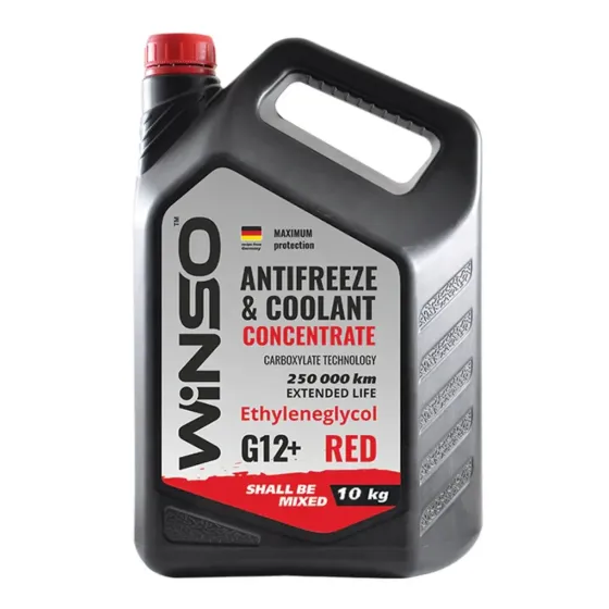 Антифриз концентрат WINSO RED G 12+ 10 кг (4 шт/ящик) Ковель