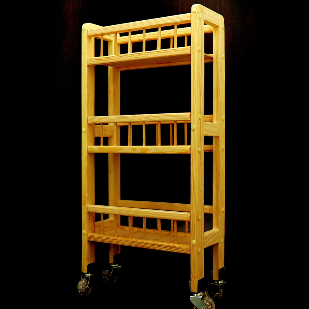 Етажерка для ванної на коліщатах "Ламонт" каррі Миколаїв - фото 1