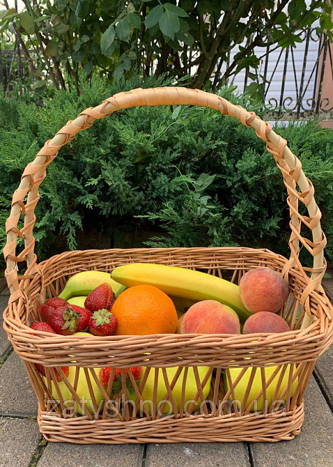 Кошик плетений для фруктів Київ - фото 2