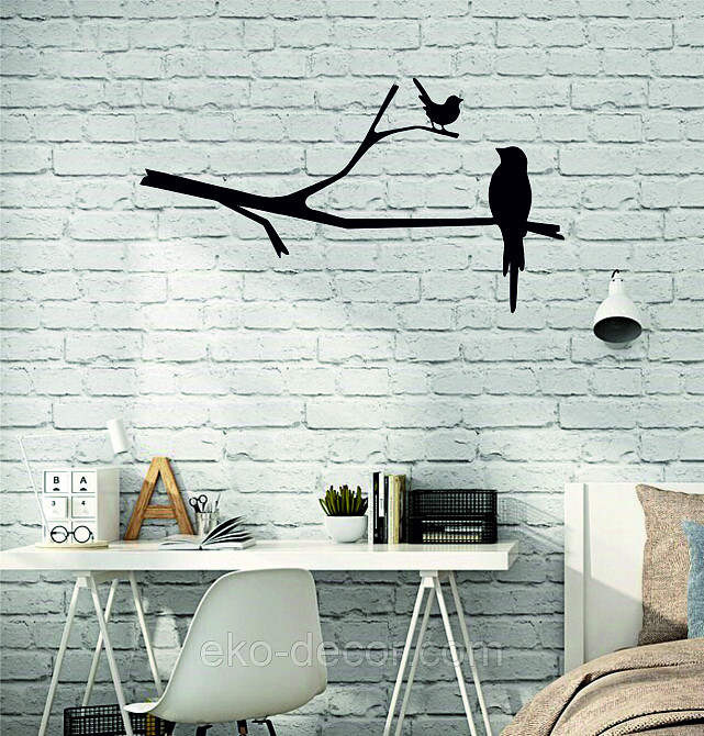 Декоративное настенное Панно «Птичка на ветке», Декор на стену Киев - изображение 3