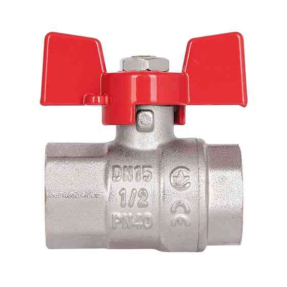Кран кульовий Thermo Alliance Standart 1/2" ВР для води (метелик) SD602NW15PN40 Київ