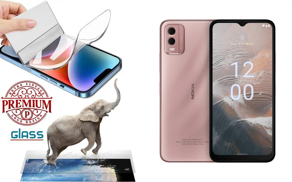 Поліуретанова плівка Nokia C32, Premium, товщина 0,2 мм Київ - фото 1