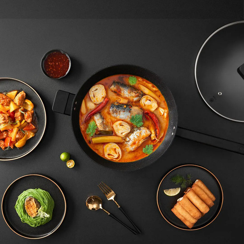 Антипригарная сковорода Xiaomi ZHIWUZHU cooking non-stick wok Mijia custom Одесса - изображение 9