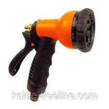 Пистолет 8-функц. обрезиненный с металлическим штококом под коннектор Харьков