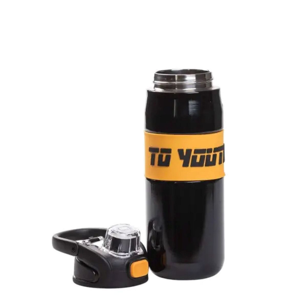 Yiwu Термос спортивний з мундштуком 680 мл чорний HP-14-54B Коломия - фото 3