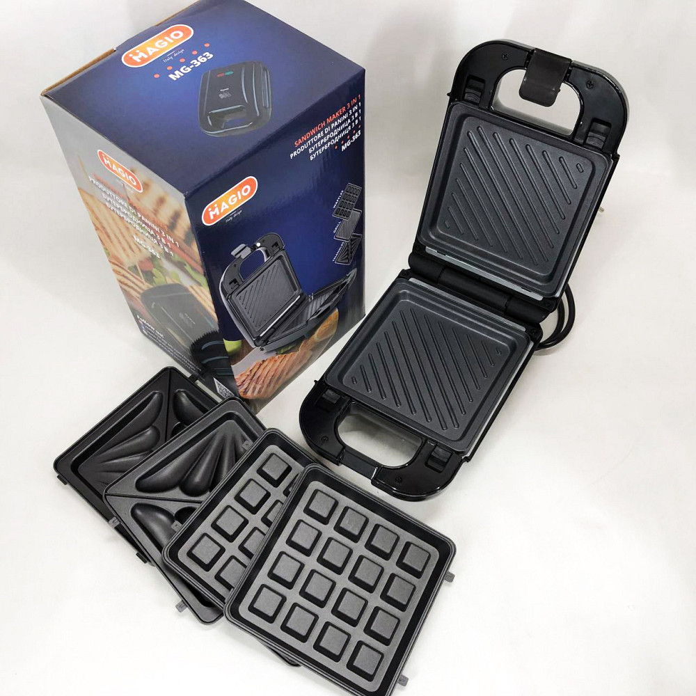 Решітка для смаження овочів, Електричний гриль для вафель, Бутербродниця професійна FP-90 Львів - фото 4