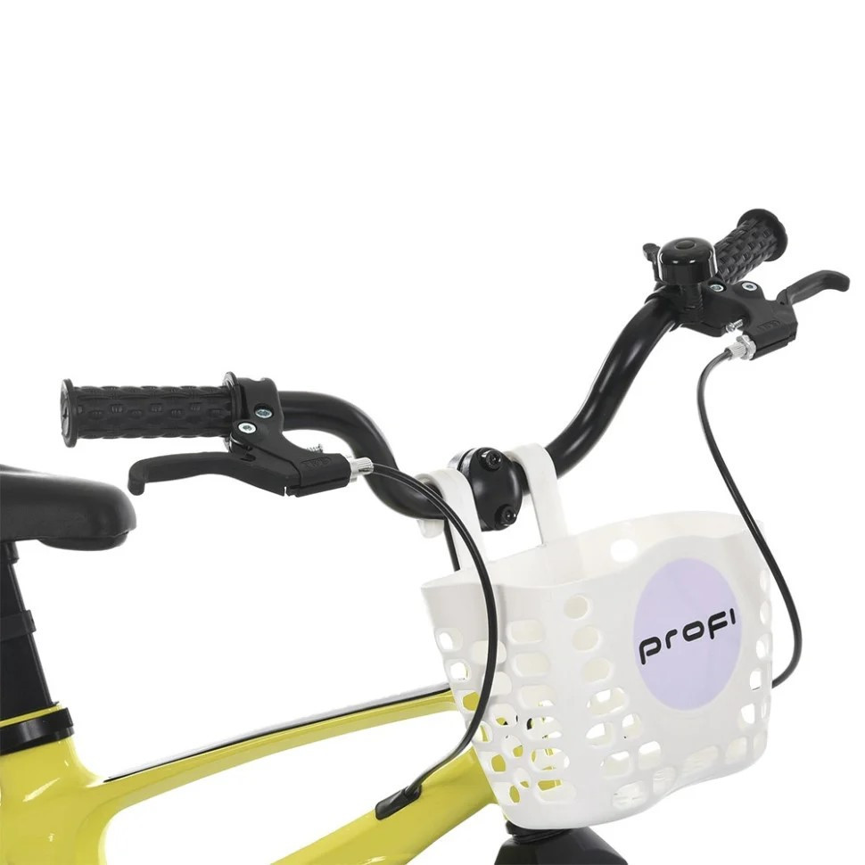 Велосипед дитячий PROFI 14 дюймів STELLAR з бічними колесами магнієва рама та вилка кошик гальма дискові Жовтий (MB 141020-4) Чернигов - изображение 5