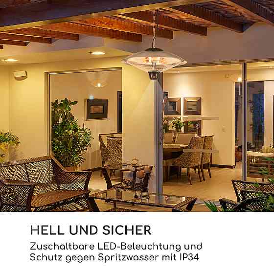 Стельовий нагрівач Heizsporn 60,5 см (Ø) світлодіодна лампа з дистанційним керуванням білий (Німеччина, Рівне