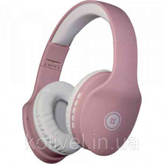 Навушники з мікрофоном Defender FreeMotion B525 Bluetooth, біло-рожевий (63528) Киев