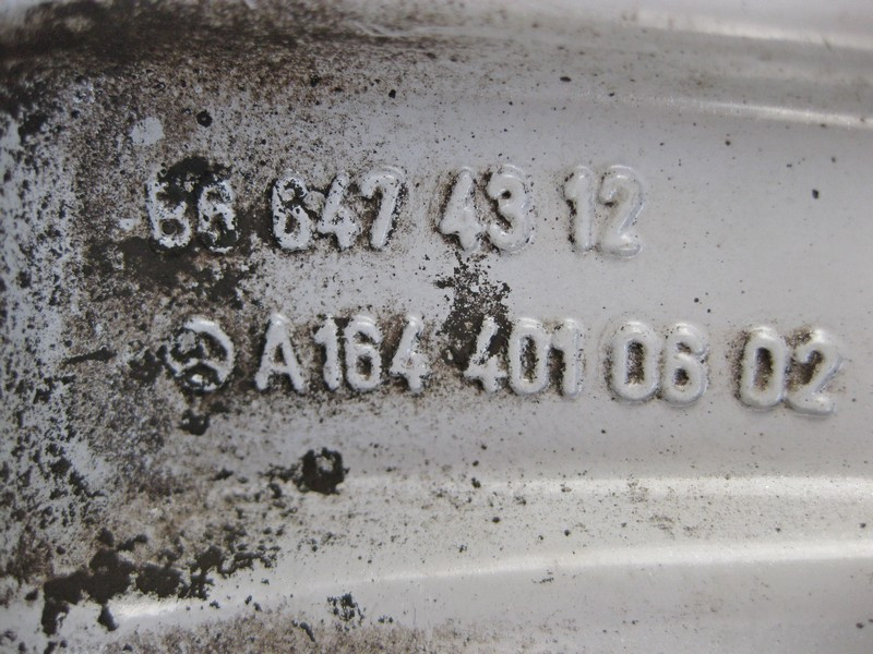 Mercedes-Benz  A1644010602 Комплект дисків R18 8J H2 ET53 GL X164 з гумою Hankook Winter I*Cept X 285/60 R18 116T Одесса - изображение 7