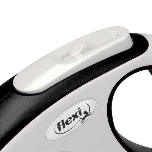 Рулетка Flexi New Comfort для собак, стрічка, розмір S, 5 м (чорна) Вінниця - фото 3