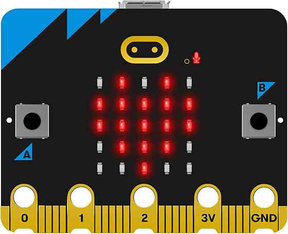 Контроллер BBC Micro:bit V2.2 ARM Cortex M4 с Bluetooth, плата для обучения и разработки Киев