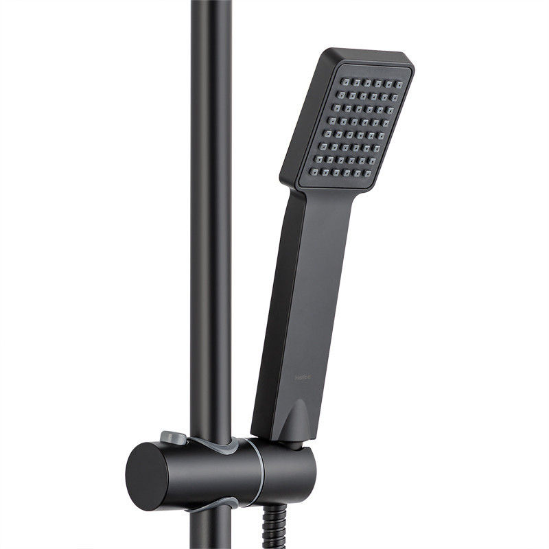 Душова колона із змішувачем Haiba Alex 003-J Чорна (HB3940) Київ - фото 4