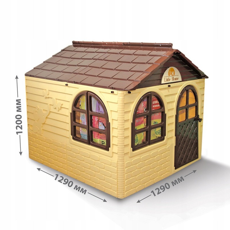 Дитячий ігровий Будиночок зі шторками 02550/2 пластиковий Вінниця - фото 1
