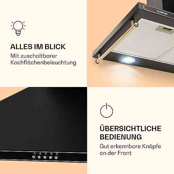 Вытяжка Victoria 90 90см ретро дизайн 644.5м³/ч 2 LED лампы черный (Германия, читать описание) Ровно