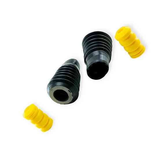 Отбойник передн. CS-20 полиуретан желт. (2шт + 2 пыльника) 2110,2170,2190 Мукачево