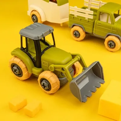 Ігровий набір Otamanko Веселий хутір (трактор, вантажівка, причіп, фермер, кінь, вівця) (8827) Вінниця