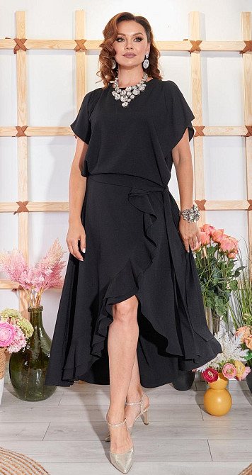 Нарядное черное платье (52) Киев - изображение 1