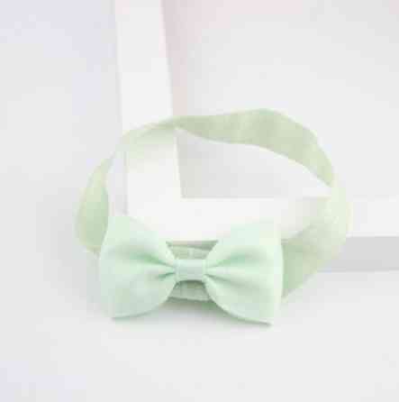 Детская ментоловая повязочка на голову - размер универсальный (на резинке), бант 7см Киев