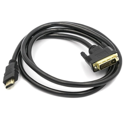 Кабель мультимедійний HDMI M to DVI M 1.5m PowerPlant (CA911127) Вінниця - фото 1
