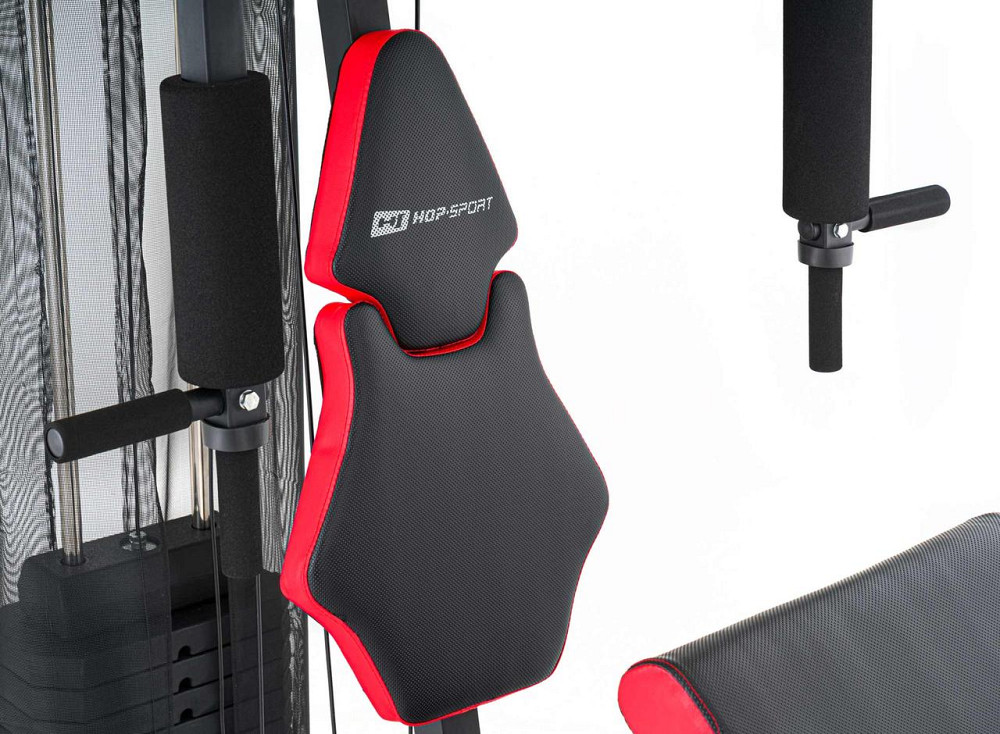 Силова фітнес-станція HS-1044K з партою Скотта 66 кг стек для дому та спортзалу багатофункціональна для всіх різновидів м'язів Київ - фото 4