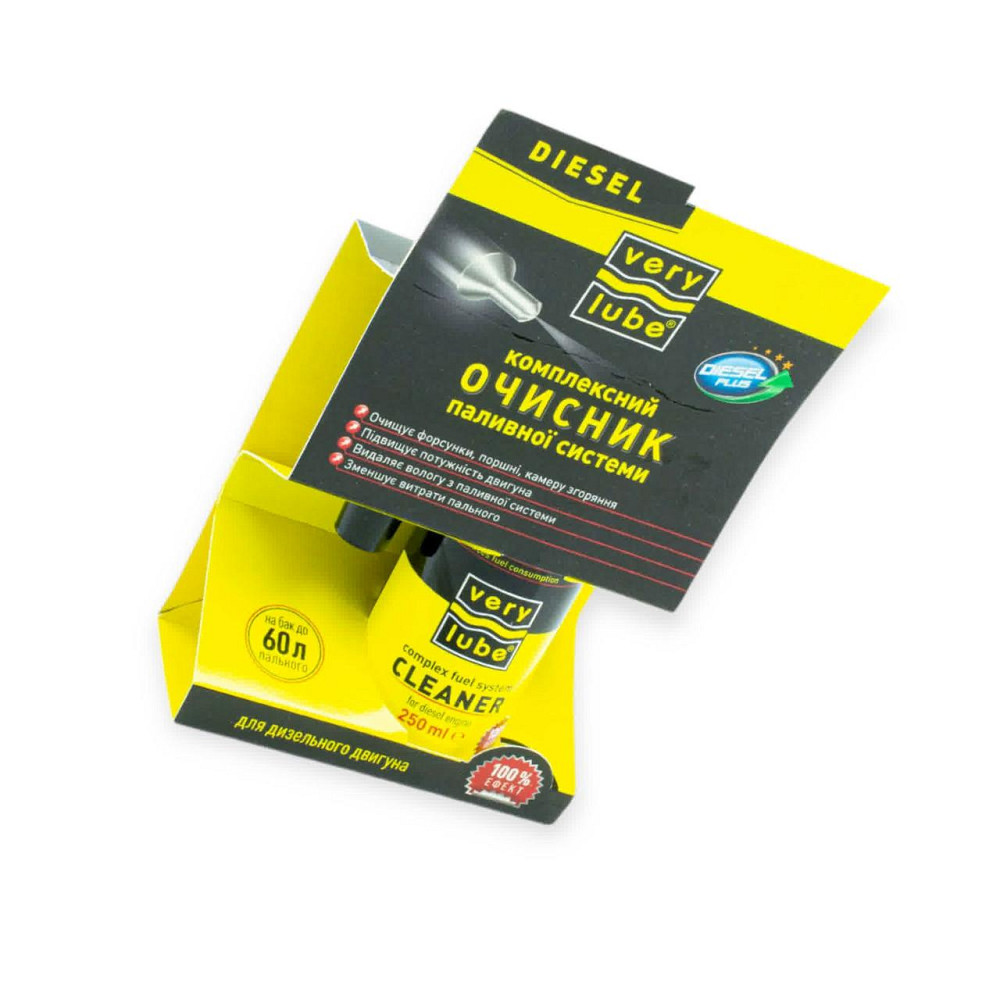 Очиститель топливной системы дизель Verylube (комплексный)(250мл) в бак до 60л Мукачево - изображение 1