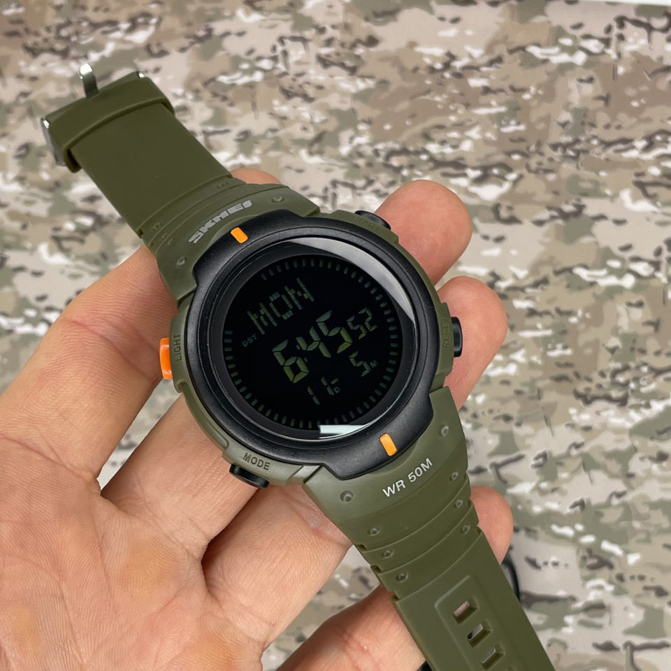 Skmei 1231AG Military Smart Watch + Co,ass SBR Київ - фото 4